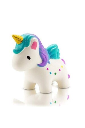 Squishy Boynuzlu At Unicorn 13.5cm Sukuşi Oyuncak - 2