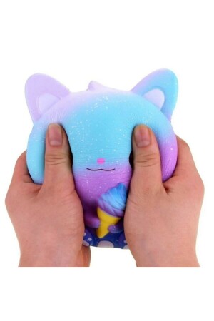 Squishy Cute Galaxy Cat Ice Cream Eichhörnchen Spielzeug Sukushi - 3