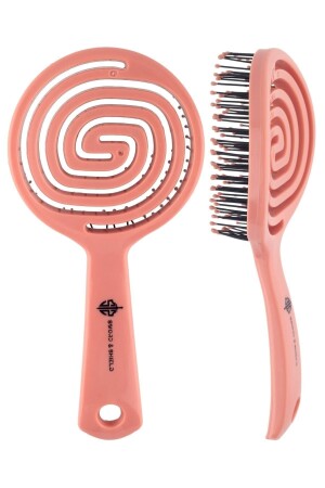 S&s Pink Pro Dreidimensionale ovale Haarbürste - 1