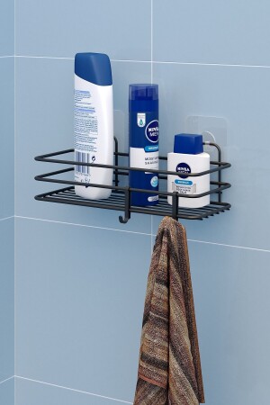 الرف المسبق للمرحاض مع الغرامات الملتصقة المقطوعة الأسود St117h ST117H - Teknotel