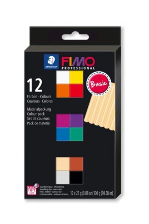 Staedtler Professionelles Polymer-Ton-Set, 12 Farben. Grundfarben - 1