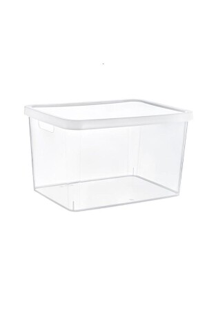 Stafi Mehrzweckbox mit Deckel, 18 l, 4er-Set, transparent, TRN-245SET3 - 4