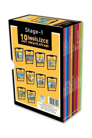 Stage-1 Ingilizce Hikaye Seti 10 Kitap Maviçatı Yayınları - 1