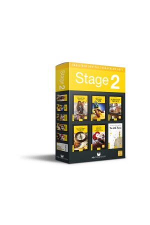 Stage-2 Ingilizce Hikaye Seti 6 Kitap Karekod Dinlemeli STAGE 2 KUTU SET - 2