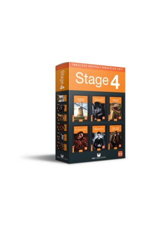 Stage-4 Ingilizce Hikaye Seti 6 Kitap Karekod Dinlemeli STAGE 4 KUTU SET - 2