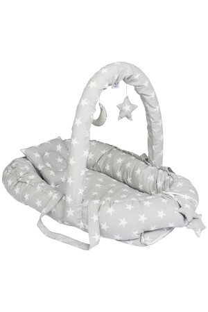Star Cibinlik Ve Oyuncaklı Anne Yanı Bebek Yatağı Babynest - 1