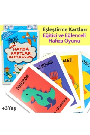 Star Hafıza Kartları Eşleştirme Eşini Bul Oyunu 3'lü Set dop6384529igo - 4