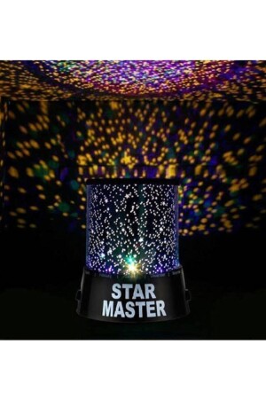 Star Master Gece Lambası Renkli Yıldızlı Gökyüzü Projeksiyon Yansıtmalı Çocuk Bebek Odası Lamba AK/H28305 - 3