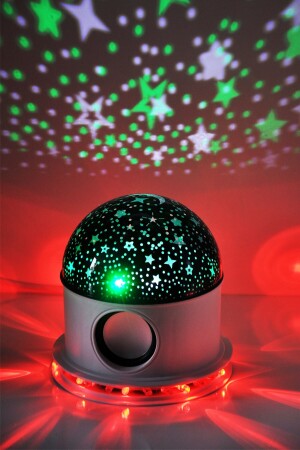 Star Master Yıldızlı Rgb Projeksiyon Gece Lambası Bluetooth Müzikli BSD-37 - 2