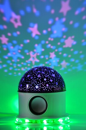Star Master Yıldızlı Rgb Projeksiyon Gece Lambası Bluetooth Müzikli BSD-37 - 3