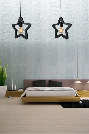 Star Star Single Kronleuchter Pendelleuchte Moderne rustikale dekorative Lampe UTMSTR01 - 6