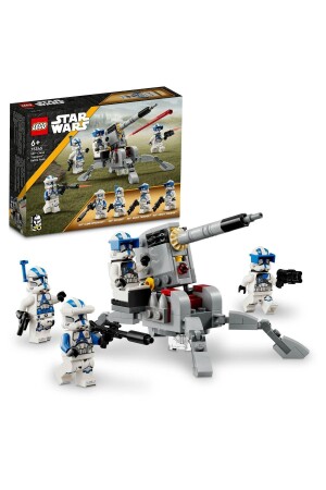 ® Star Wars™ 501. Clone Troopers Battle Pack 75345 – Bauset für Kinder ab 6 Jahren (119 Teile) DFN75345 - 1