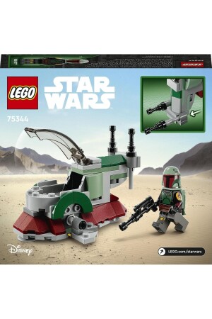 ® Star Wars™ Boba Fett'in Starship™’i Mikro Savaşçı 75344 - Oyuncak Yapım Seti (85 Parça) dfn75344 - 5