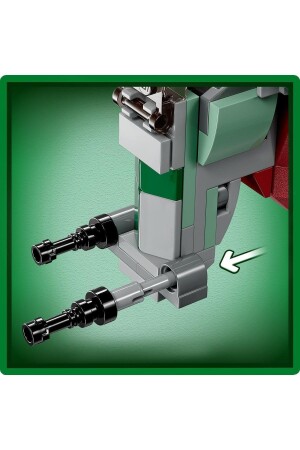 ® Star Wars™ Boba Fett'in Starship™’i Mikro Savaşçı 75344 - Oyuncak Yapım Seti (85 Parça) dfn75344 - 8