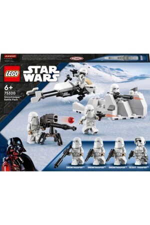 ® Star Wars™ Snowtrooper™ Savaş Paketi 75320 - 6 Yaş ve Üzeri için Yapım Seti (105 Parça) RS-L-75320 - 3