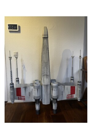 Star Wars X Wing Uzay Gemisi Dekor Futuristic Avize (AMPÜL DAHİL 120 CM BOY) TRNSYDHWJ369919 - 6