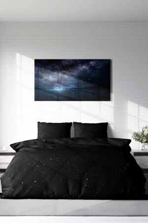 Starly Night 3D-Bettbezug-Set aus Baumwollsatin für Doppelbetten monohome3381 - 5