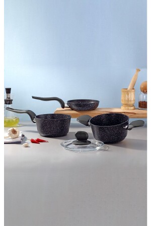 Starry 4-teiliges Mini-Granit-Kochgeschirr-Set 746EML00002 - 1