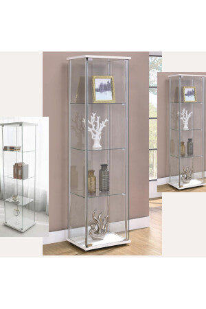 Startseite Glasvitrine Gümüşlük Buffet Bücherregal Glaskollektion Vitrine -detolf Glasvitrine DM011 - 7