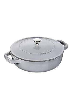 Staub 405014840 Gusseisentopf mit Deckel, 24 cm, Weiß - 3