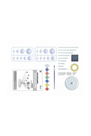 Stehendes Sonnen- und Planetensystem – bemalbares 3D-Planetarium-Sonnensystem, Modell 343408 - 6