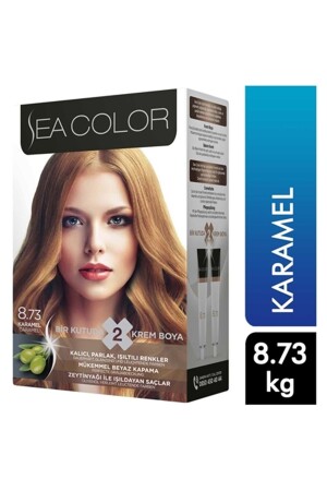 Stellen Sie Farbe 8 ein. 73 Karamell 8698753381891 - 1