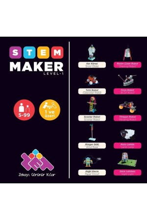 Stem - Maker Electronic Set Level-1 5+ Age 1+ Player (nur elektronische Materialien) STEMMAKERLVL1 - 4