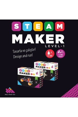 Stem - Maker Elektronik Seti Level-1 5- Yaş 1- Oyuncu (sadece Elektronik Malzemeler) STEMMAKERLVL1 - 2