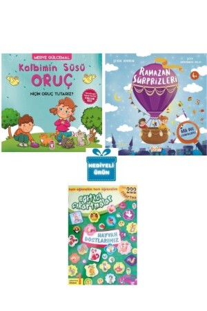 Sticker Hediyeli- Ramazan Sürprizleri Çocuk Kitapları Kalbimin Süsü Oruç Niçin Oruç Tutarız - 1