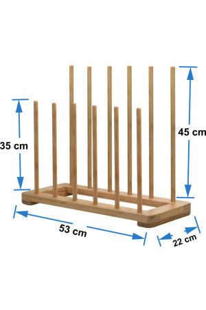 Stiefel-Stiefel-Schuh-Organizer, vertikaler Stiefel-Organizer aus Naturholz, DCOx001 - 5