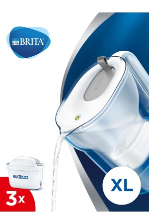 Stil Xl Wasseraufbereitungskrug mit 3 Filtern Grauer Stilkrug mit 3 Filtern - 1