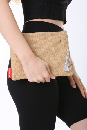 Stofftasche, Jute-Clutch, Portfolio-Tasche - 5