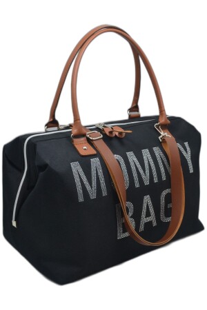 Stone Design Mommy Baby Bag Exklusive schwarze Mutter-Babypflege- und Damentasche - 5