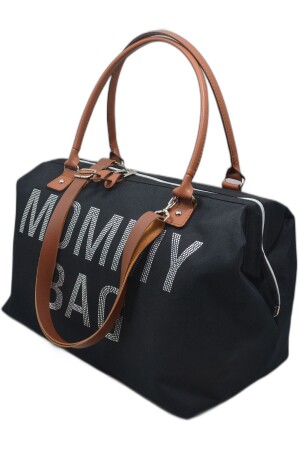 Stone Design Mommy Baby Bag Exklusive schwarze Mutter-Babypflege- und Damentasche - 6