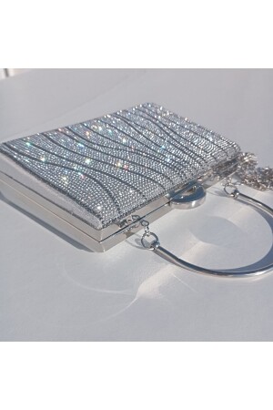 Stoned Silver Abendtasche Waterway Abendtasche - 3