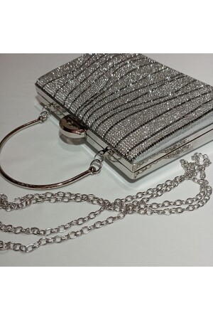 Stoned Silver Abendtasche Waterway Abendtasche - 6