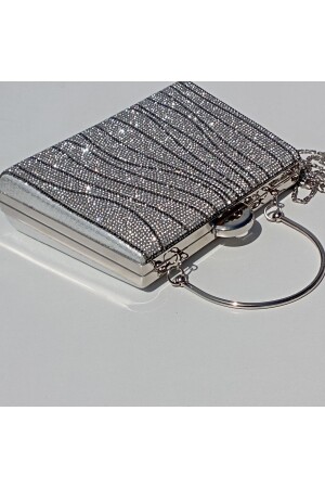 Stoned Silver Abendtasche Waterway Abendtasche - 7