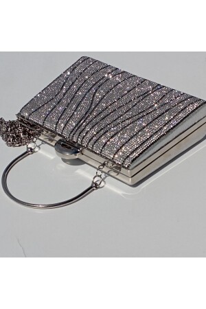 Stoned Silver Abendtasche Waterway Abendtasche - 8