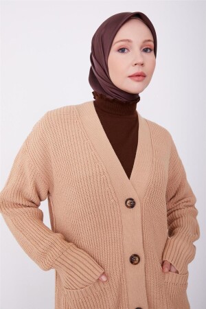 Strickjacke 23kd8315 Kamel - 1