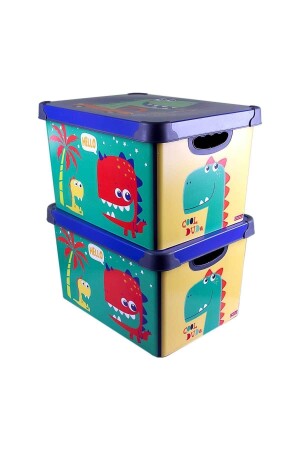 Style Box Dude Dekoratif Oyuncak Kutu Seti - 2x 20 Litre BS-790D6E48D - 2