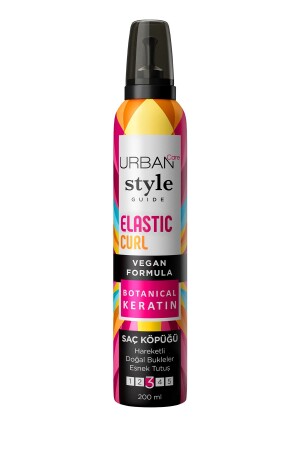 Style Guide Elastic Curl Doğal Görünüm Sağlayan Saç Köpüğü-esnek Tutuş-vegan -200 ml - 3