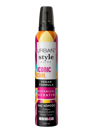 Style Guide Iconic Curl Hacimli Bukleler Sağlayan Saç Köpüğü-güçlü Tutuş-vegan-200 ml - 3