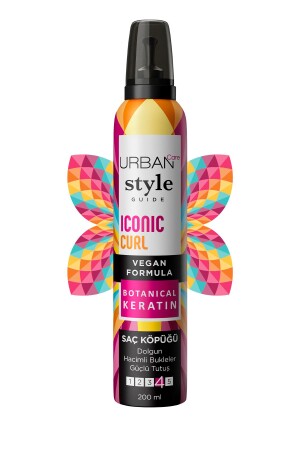 Style Guide Iconic Curl Hacimli Bukleler Sağlayan Saç Köpüğü-güçlü Tutuş-vegan-200 ml - 4