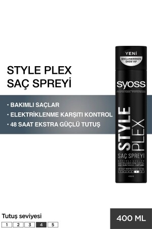 Style Plex Ultra Güçlü Saç Spreyi 400 ml - 1