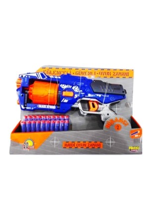 Style Sponge Bullet Throwing Marksman Toy Blaze Storm Gun 32 Bullets nisanci2-gift - 1