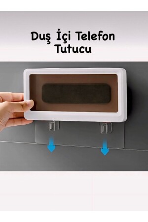 Su Geçirmez Hareketli Telefon Tutucu Stand - Duş Içi Su Geçirmez Telefon Koruyucu - 1