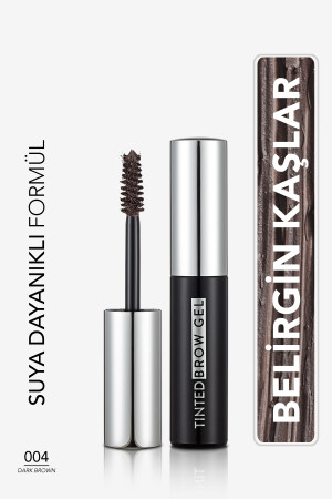 Sudan Etkilenmeyen Kaş Maskarası (KOYU KAHVE) - Tinted Brow Gel - 004 Dark Brown - 8682536034784 32000138 - 1