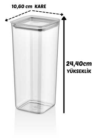 Sude Series 12 Li 1700 ml Vakuum-Aufbewahrungsbehälter-Set sude12lİ1700 - 6