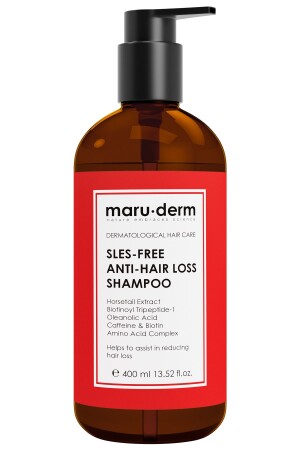 Sulfatfreies Shampoo gegen Haarausfall, 400 ml, für alle Haartypen, sulfatfreies, salzfreies, veganes Shampoo - 1