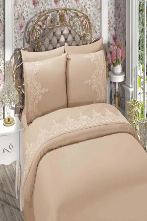 MNZ-Sultan فخمة طلاء مزدوج طلاء مجموعة 6 قطع - فرنسية جيبور طلاء مجموعة SltanLüxNevTK - Çalışkan Çeyiz Evi